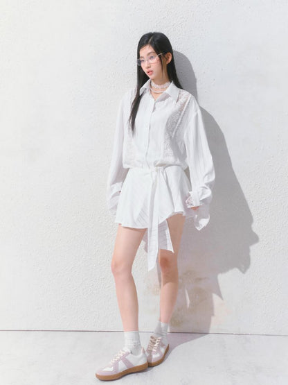 Two Piece Skirt Loose Shirt【s0000012156】