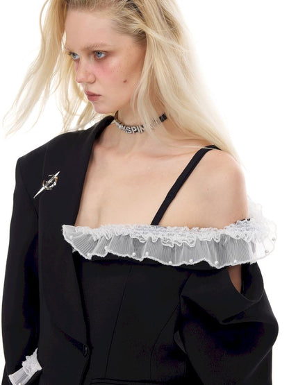 Sexy silhouette punk ballet suit【s0000012983】