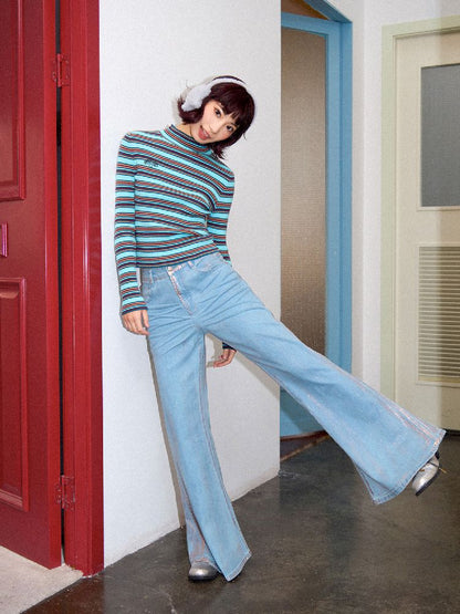 rayed Microblend Denim Trousers【s0000011639】