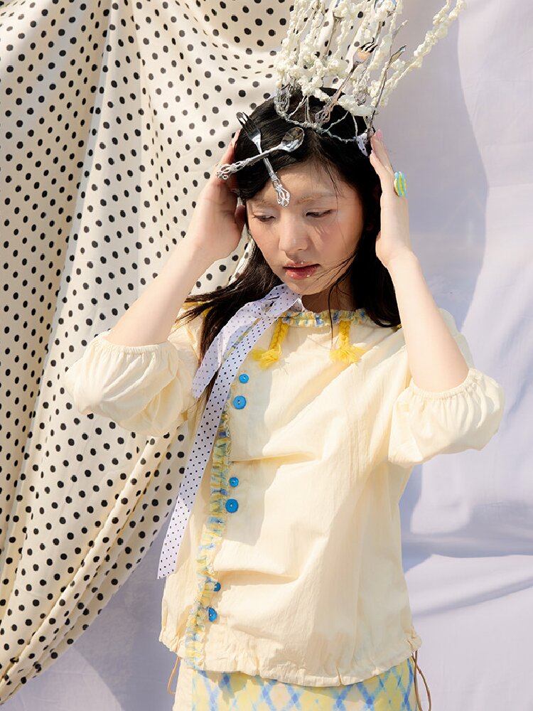 Twist Braid Patchwork Skirt Set【s0000015851】