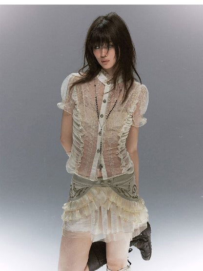 Tale Of The Vine Twill Cake Skirt【s0000017047】
