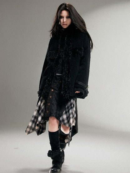 Leather Halter Long Skirt【s0000011253】