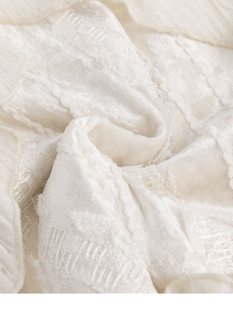 Chiffon Lace Spaghetti Dress【s0000018102】