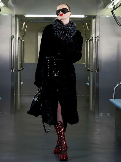 Eco Friendly Fur Panelled Coat【s0000014645】