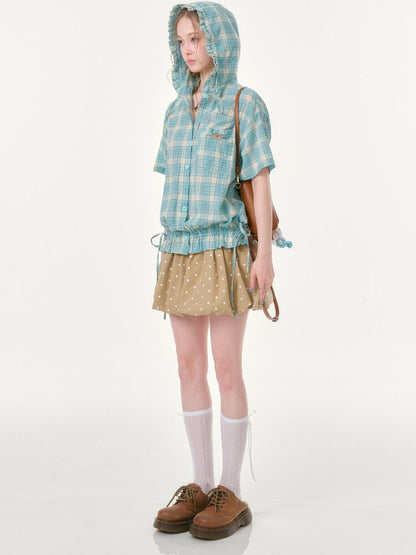 Polka Dot Pocket Slimming Skirt【s0000016616】