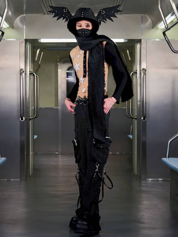 Angel Wings Face-Covering Hooded Scarf【s0000014417】