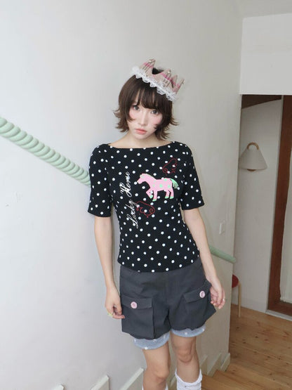 LuckyHorse Silver Stamped Boat Top【s0000018680】