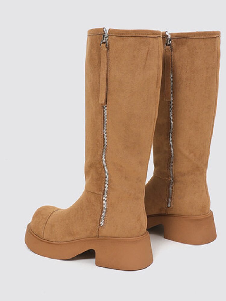 Matte Lambswool Winter Snow Boots【s0000015720】