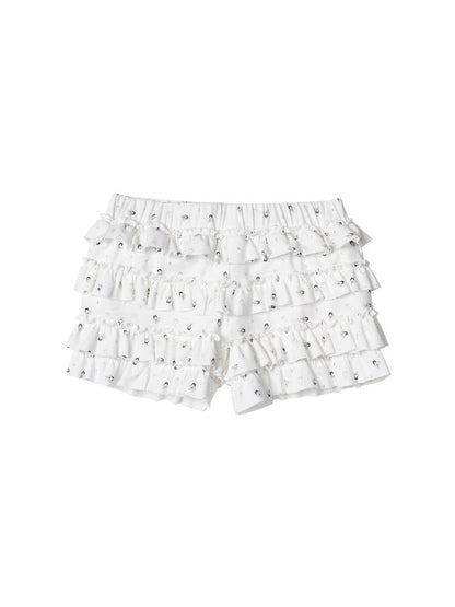 Full Print High Waist Ruffle Pant【s0000015873】