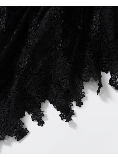 Romantic Velvet Drawstring Slip Dress【s0000016982】