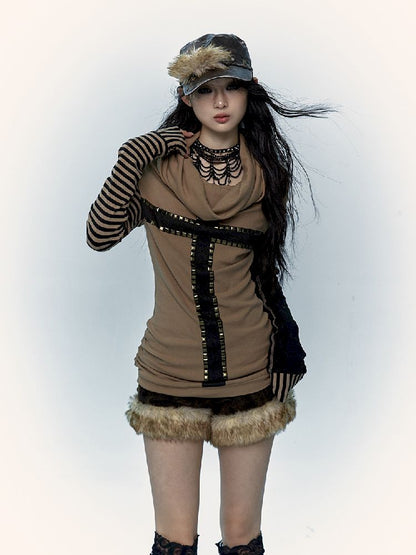 Striped Long Sleeve T-Shirt【s0000011216】