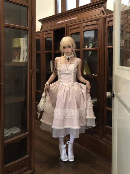 Original Lace Mesh Embroidered Skirt Set【s0000016890】