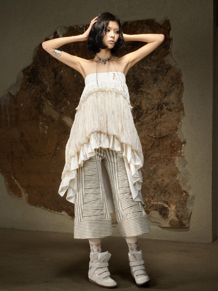 Irregular High Waisted Bandeau Skirt【s0000016929】