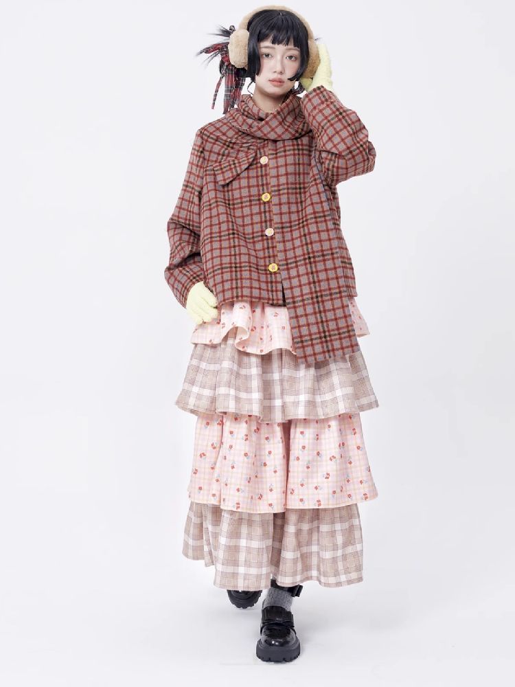 Showa retro cute girl blouse【s0000005582】