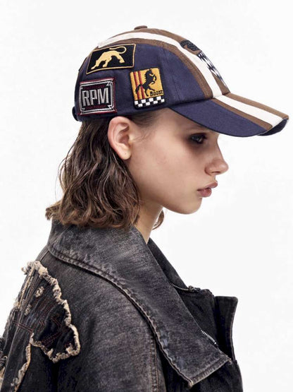 Racing Theme Twill Embroidered Cap【s0000015178】