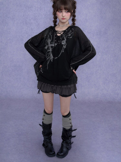 Souffle Double Waist Skirt Pants【s0000017866】