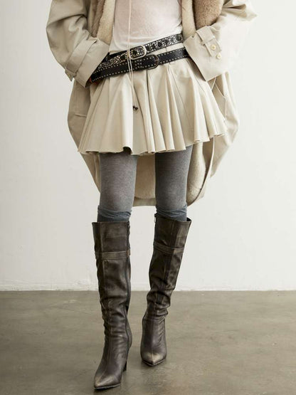 Detachable Fur Shell Long Jacket【s0000015194】