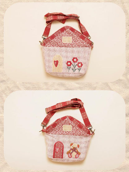 Bear Flower House Crossbody Bag [S0000010893]