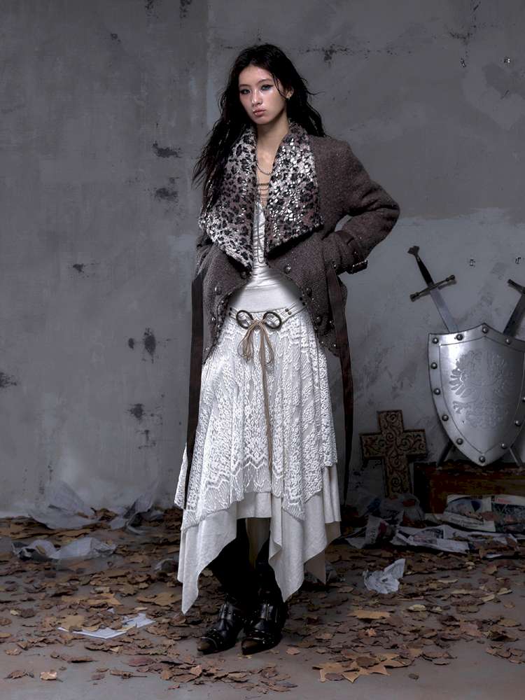 Chanel-Style Reversible Fleece Coat【s0000014462】