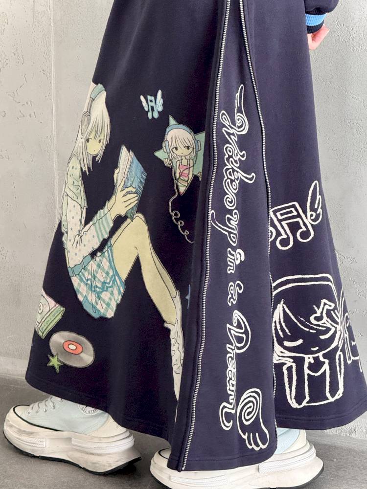 Zipper Half-Length Skirt【s0000014443】