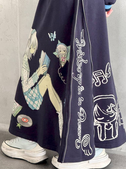 Zipper Half-Length Skirt【s0000014443】