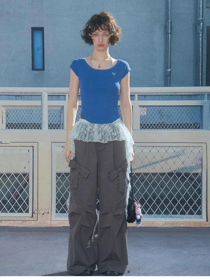 Straight casual workwear pants【s0000013375】