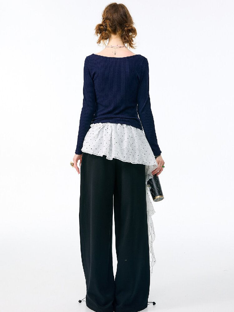 Sweet Cool Straight Wide Leg Pants【s0000017873】