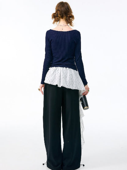 Sweet Cool Straight Wide Leg Pants【s0000017873】