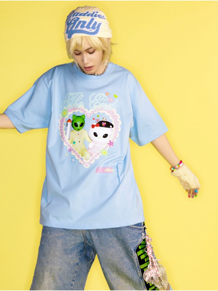 Printed Loose T-Shirt【s0000012461】