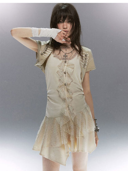 Knight of the Castle Lace Dress【s0000017048】