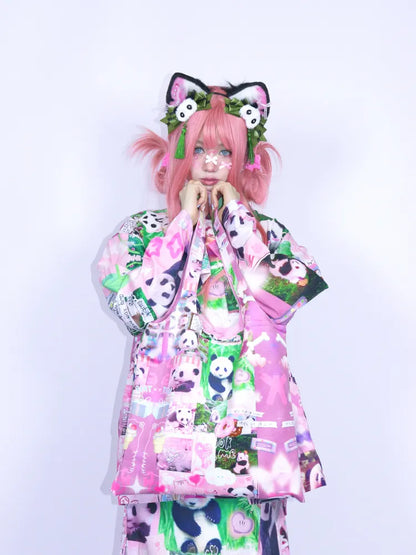 Cute Cartoon Print Shoulder Bag Tote Bag【s0000013980】