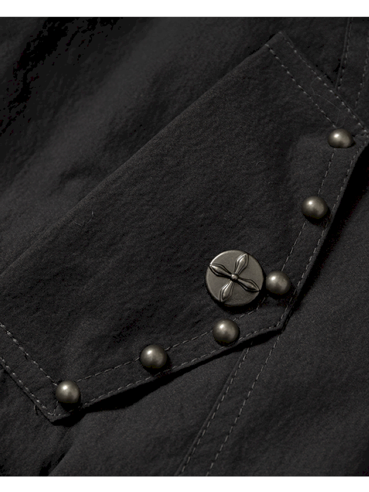 Street Punk Fur Hooded Padded Jacket【s0000014922】