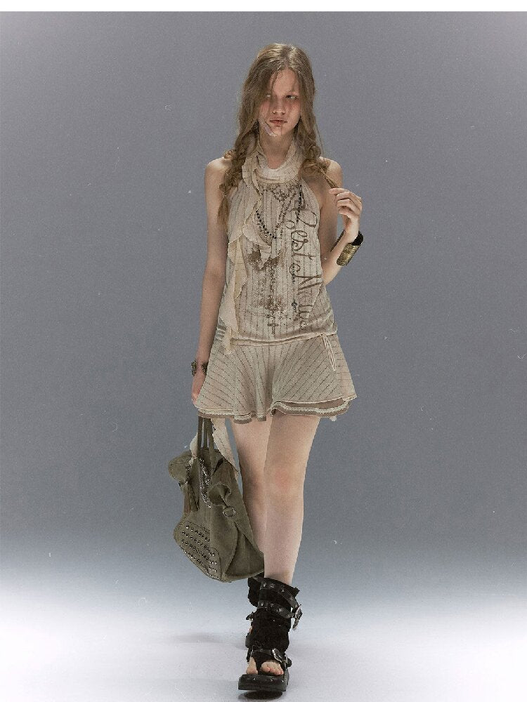 Island Dream Ruffled Lace Dress【s0000017038】