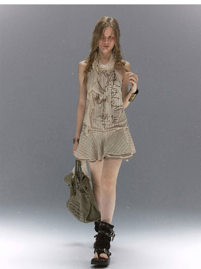 Island Dream Ruffled Lace Dress【s0000017038】