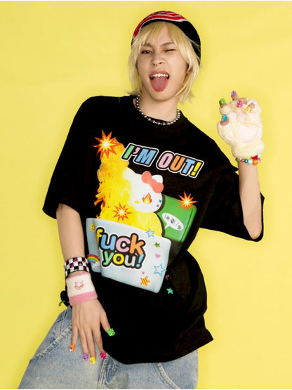 Street Hip Hop Loose T-Shirt【s0000012460】