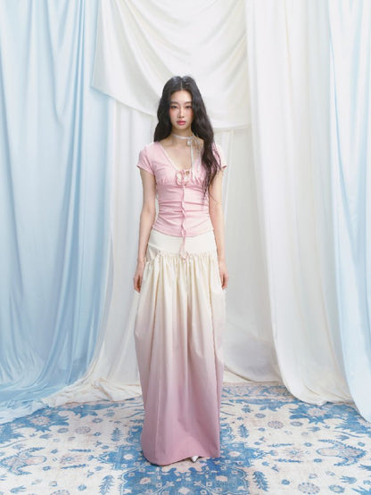 High-Waisted Half-Length Skirt【s0000012144】