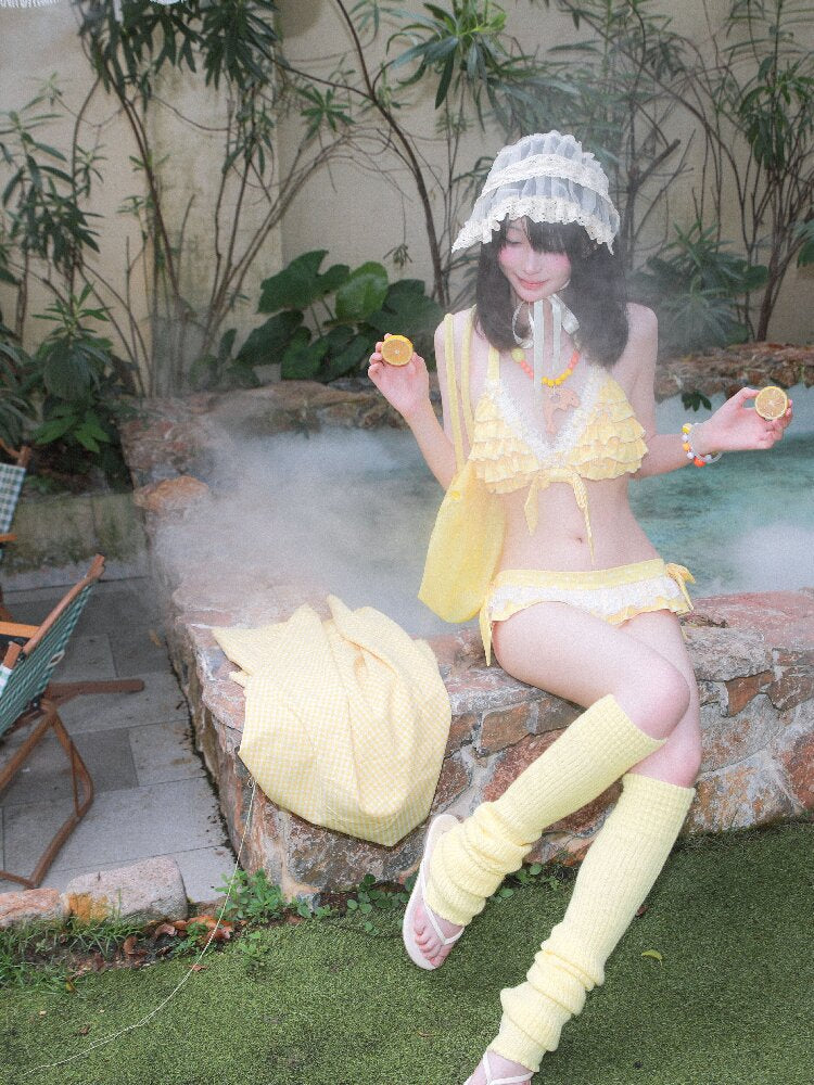 Heart-Shaped Polka Dot Bikini【s0000017521】