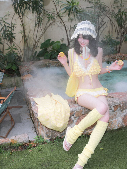 Heart-Shaped Polka Dot Bikini【s0000017521】
