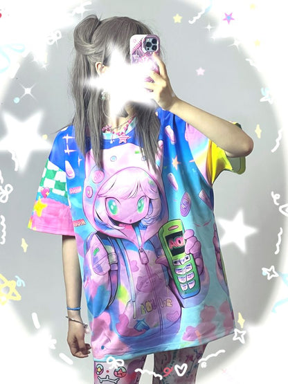 Harajuku wind cartoon tops【s0000013278】