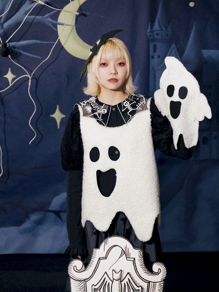 Ghost Ghostface Cutout Vest【s0000011562】