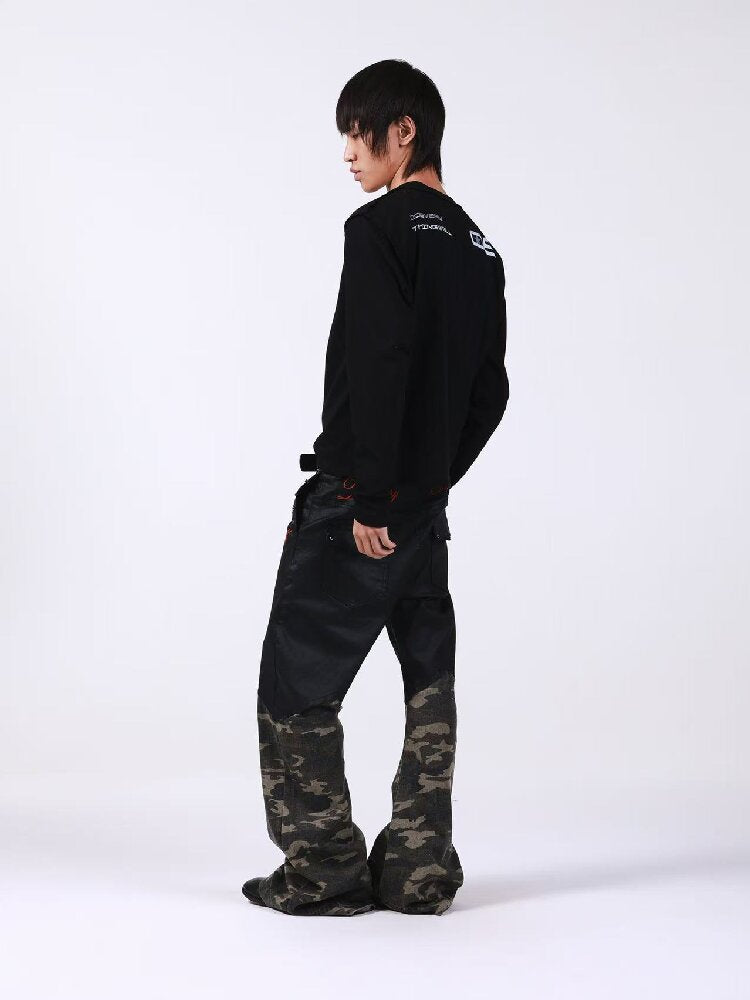 Slogan Cotton Linen Long Sleeves【s0000018193】