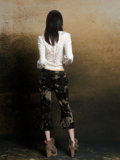 Tie-Dye Micro Low Waist Pants【s0000011817】