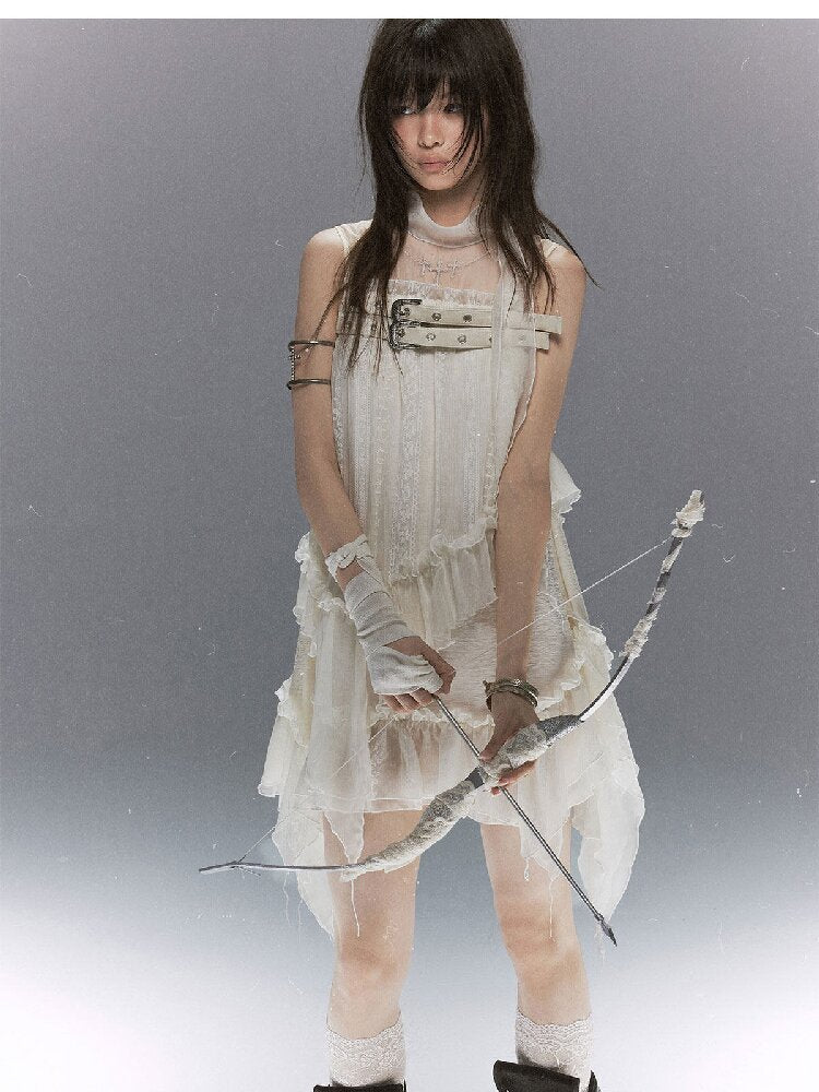 Lace Armor Embroidered Sundress【s0000017043】