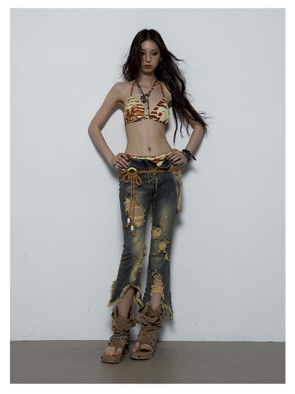 Leopard Punk Hottie Pure Lust Lily Summer Bikini Swimsuit Set【s0000009391】