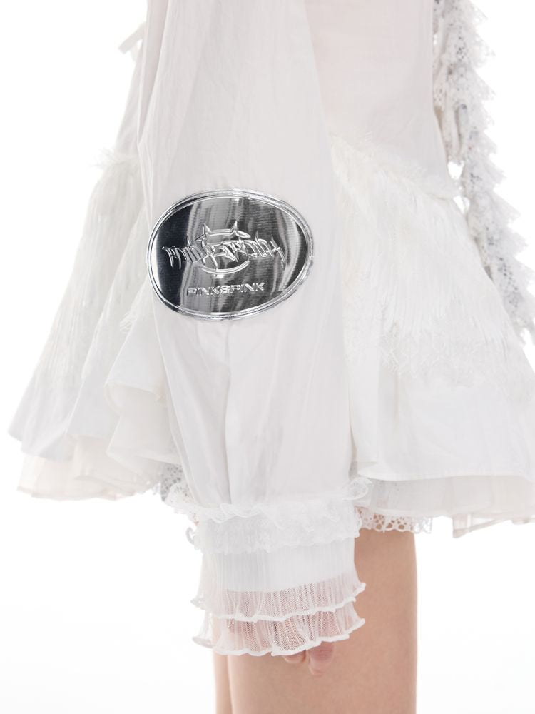 Punk Ballet Lolita White Lace Shirt【s0000012985】