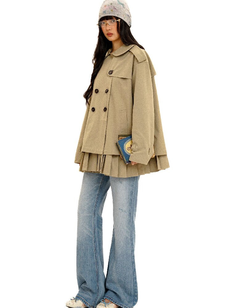Lyocell Acetic Acid Bootcut Jeans【s0000016423】