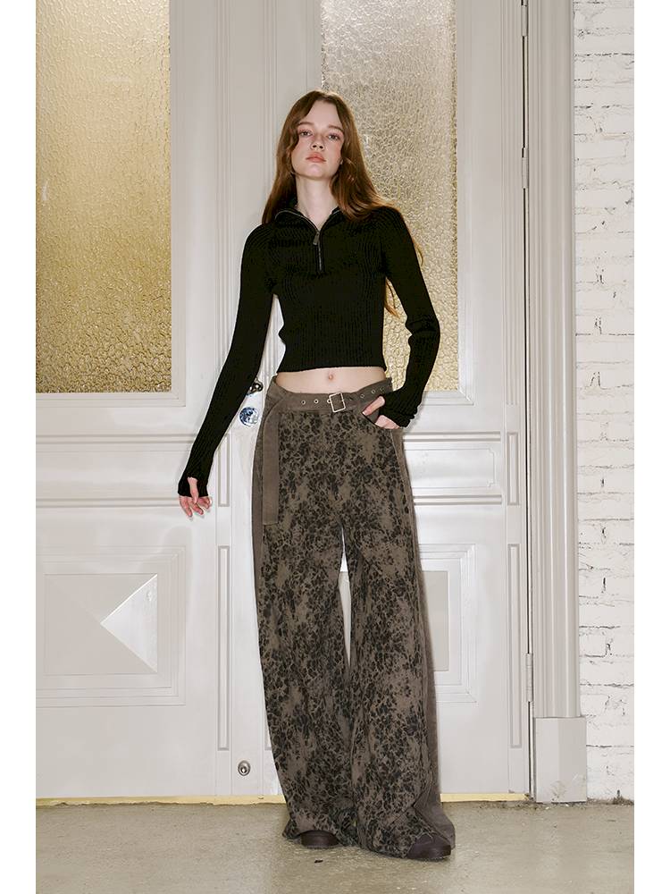 Zipper Stand Collar Base Layer Sweater【s0000014391】