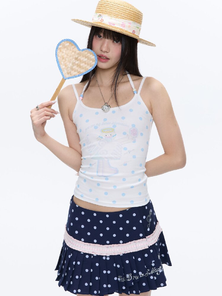 Childlike Beaded Camisole Top【s0000016409】