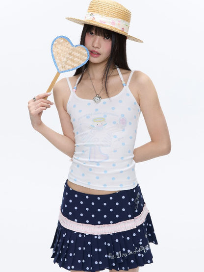 Childlike Beaded Camisole Top【s0000016409】