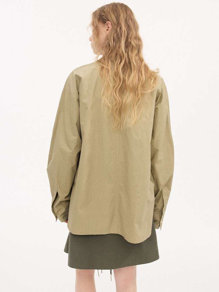 Contrast Strap Pleated A-line Skirt【s0000015414】